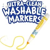 Crayola Ultra-Clean Washable Markers Assorted Colours Pack of 8 view 4