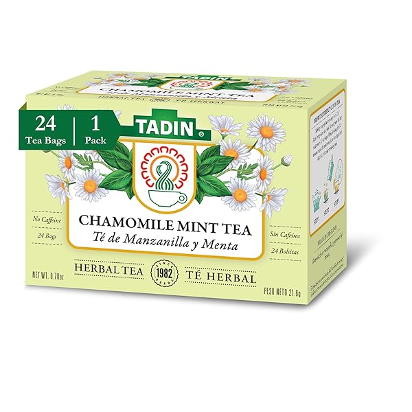 TADIN CHAMOMILE MINT TEA, HERBAL TEA, CAFFEINE FREE,...