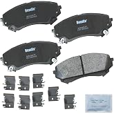 Bendix Priority1 CFM1331 Semi-Metallic Front Brake Pads for Cadillac CTS 2014-2008