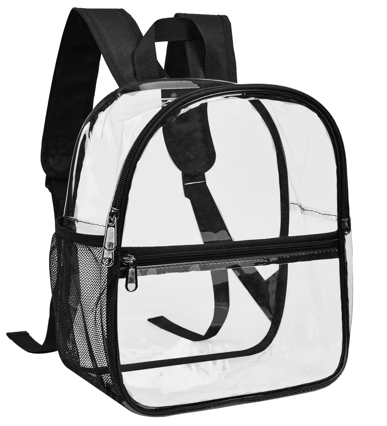 USPECLARE Clear Backpack for Stadium Approved 12×6×12, Water proof Clear Bag for Stadium Events and Concert Work Sport Event