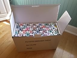Amazon.com: Embroidex Polyester Mega Kit 260 Spools
