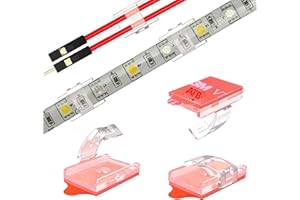 ATB- LED Strip Light Self-Adhesive Mounting Brackets and Clips,LED Strip Light Holder 100pcs (101)
