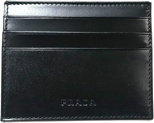 Amazon プラダ Prada 2m0848 定期入れ カードケース 小物 カードケース レザー メンズ 新品同様 中古 クレジットカードケース