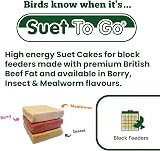 Suet To Go Berry Suet Block 10 x 300 g Bird Food UK Made view 2