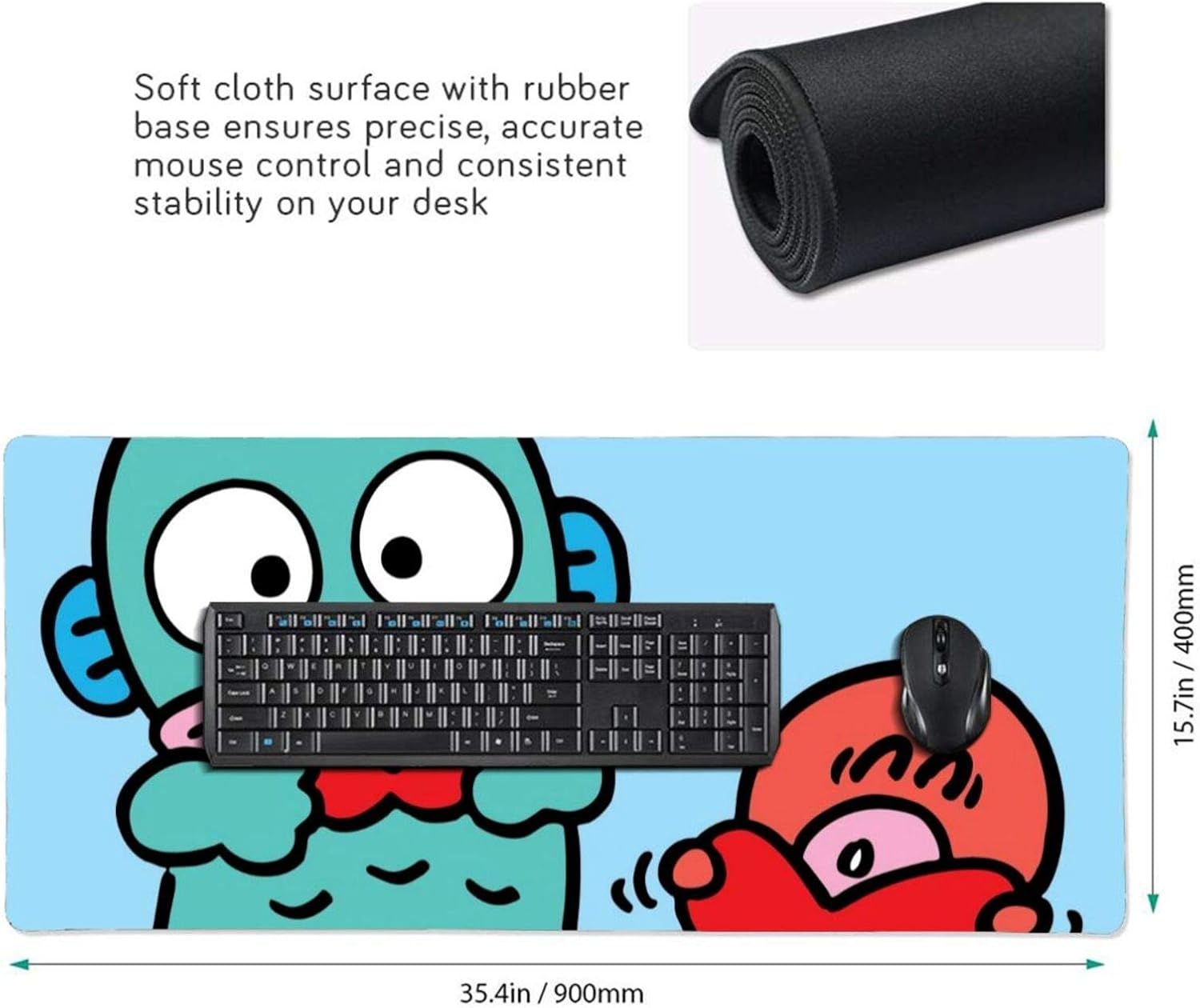 Amazon ハンギョドン ゲーミングマウスパッド マウスパッド デスクマット ゲーミング 90x40cm 大型 キーボードパッド 防水 滑り止め ゴムベースマウスパッド 仕事 ゲーム オフィス ホーム用 Adeka マウスパッド 通販