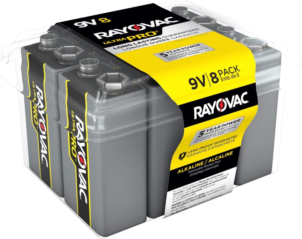 Rayovac Ultra Pro 9V Reclosable 12-pack: Health & Personal Care