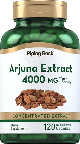 Piping Rock Arjuna Extract | 120 Capsules | from Arjuna Bark Herb ...