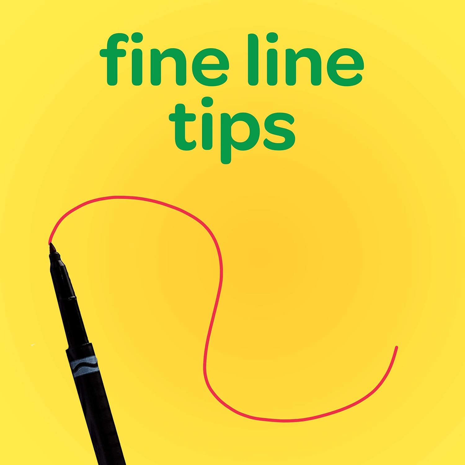 Crayola Fine Line Markers, Adult Coloring Set, Stocking Stuffers for Teens, 40 Count: Toys & Games