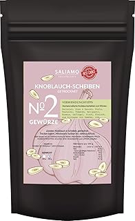 Knoblauch Scheiben, Knoblauch Chips, Knoblauch geschnitten, intensiver Geschmack, getrocknet 250 g