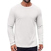 COOFANDY Thermal Shirts for Men Heavyweight Long Sleeve T Shirt Casual Basic Shirts Stretch Crew Neck Undershirts