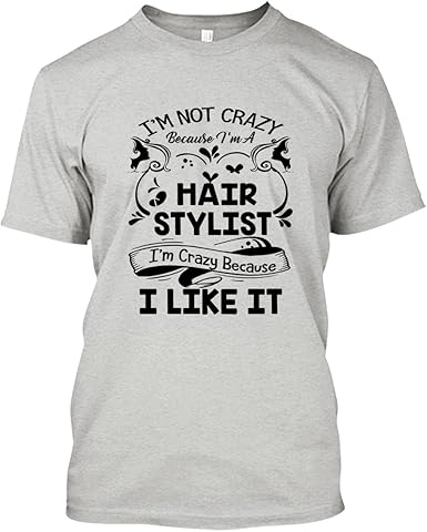 Amazon Com See Black Crazy Hair Stylist Shirt Long Sleeve Shirt