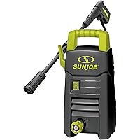 Sun Joe SPX205E-MAX Electric Pressure Washer, Adjustable Spray Wand, Rim Brush, Black
