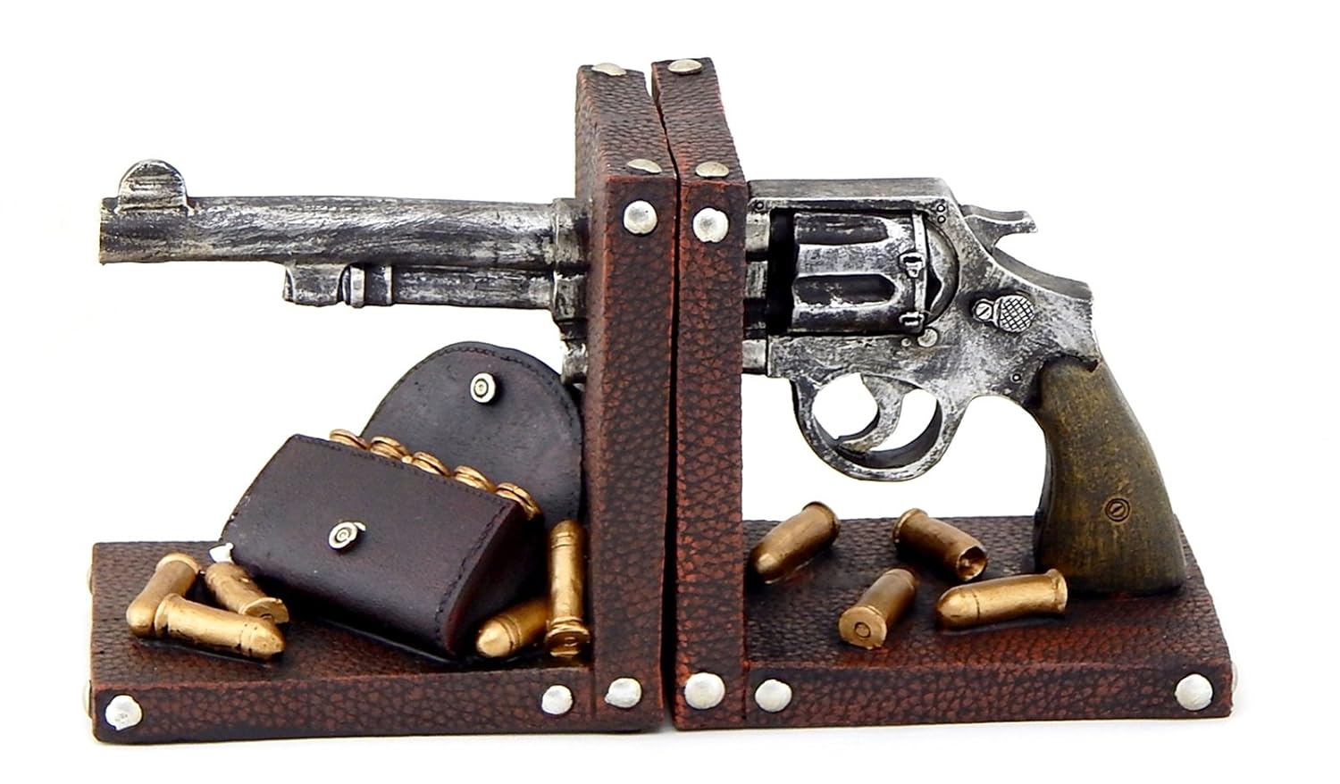 Decorative Bookends Gun Pistol Book End Black Amazon.co.uk Kitchen & Home