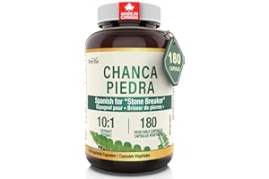 Herba Chanca Piedra Extract - 180 Capsules | 5,000mg Equivalent | 10:1 Extract from 500mg | Spanish for "Stone Breaker" | Mad