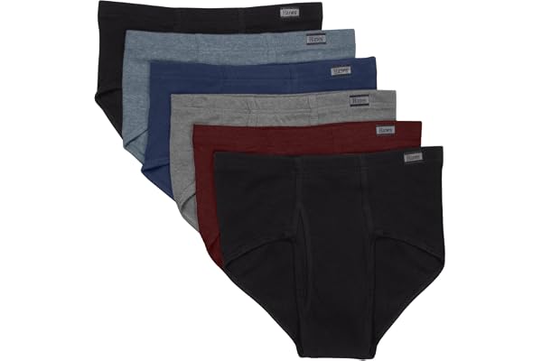 Hanes Men's 6-Pack Comfort Soft FreshIQ Mid-Rise Brief