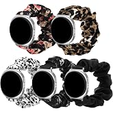 Simpeak 5-Pack Elastic Scrunchie Bands Compatible with Samsung Galaxy Watch 8 40mm 44mm 46mm, Stretchy Bracelet Band for Women Compatible with Samsung Galaxy Watch 8 Classic 46mm (2025)