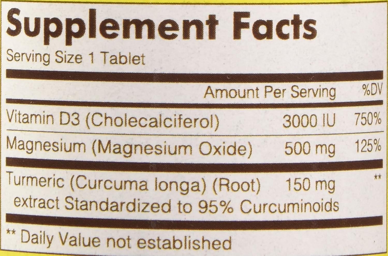 Mason Natural, Magnesium and Vitamin D3 with Turmeric Tablets, 60 Count, Herbal Dietary Supplement with Vitamins, Supports Overall Health and Wellness, Supports Heart and Immune Health: Health & Personal Care