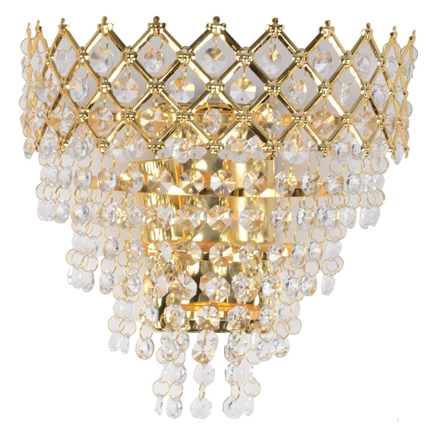 ArihantSuperStore New Style Attractive Designer Sconce Crystal Hanging Lamp Jhoomer with 5