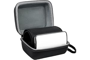 co2CREA Hard Case Replacement for OMRON Evolv Bluetooth Wireless Upper Arm Blood Pressure Monitor BP7000 HEM-7600T-BK (Black Case)