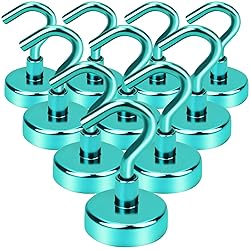 DIYMAG Magnetic Hooks, 30Lbs Strong Heavy Duty