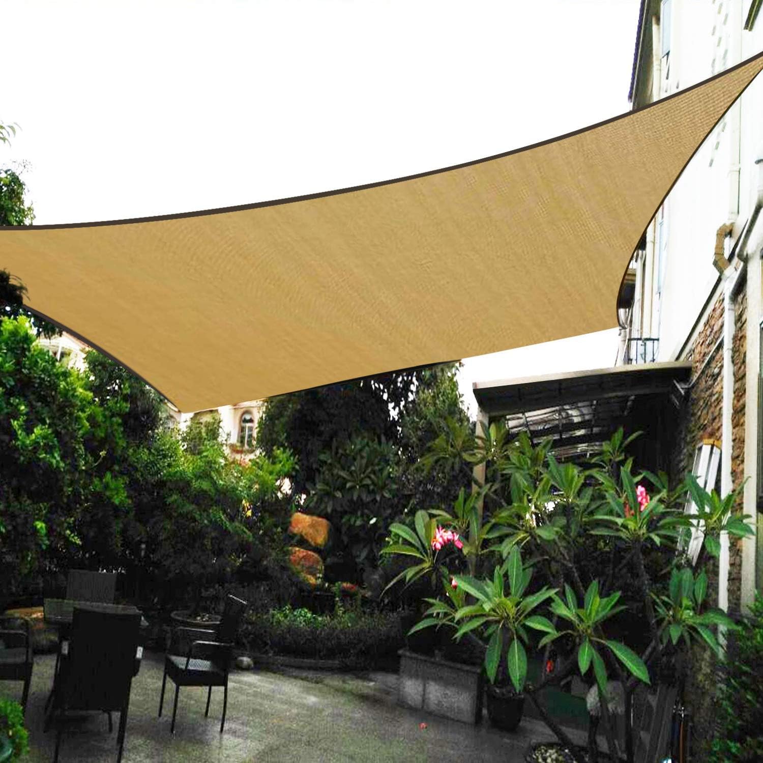 Amazon Com Upgrade 8 X10 Sun Shade Sail Rectangle Sand Outdoor