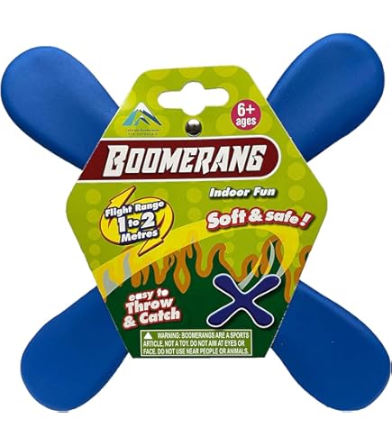Amazon.com: toysmith 74110 Soft Indoor Ziparang Boomerang
