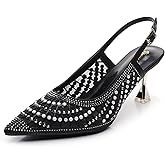 VenusCelia Women's Charming Lady Slingback Pump Shoe