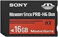 Sony 16 GB PRO-HG Duo HX Memory Stick MSHX16A (Black)