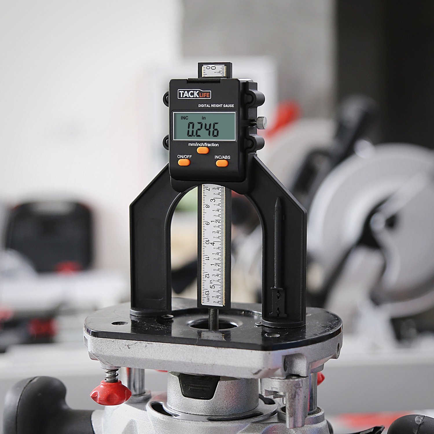 Digital Height Gauge Depth Gauge Table Saw Height Gauge with Three