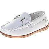Josmo Boys Moccasin Driving Loafers - Casual Dress Penny Slip On Boat Shoes (Toddlers - Little Kids - Big Kids)