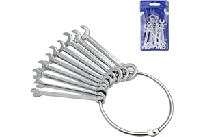 QYQRQF Mini Wrench Set Open End Wrench Combination Wrench Sets With Chain Ring Metric Type Wrenches (10pcs)