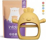Infatot Teething Mittens Mango Silicone Baby Teether Glove 0-6 Months
