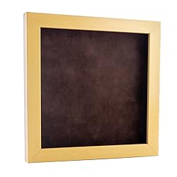 30x30 Shadow Box Frame Natural Wood | with a
