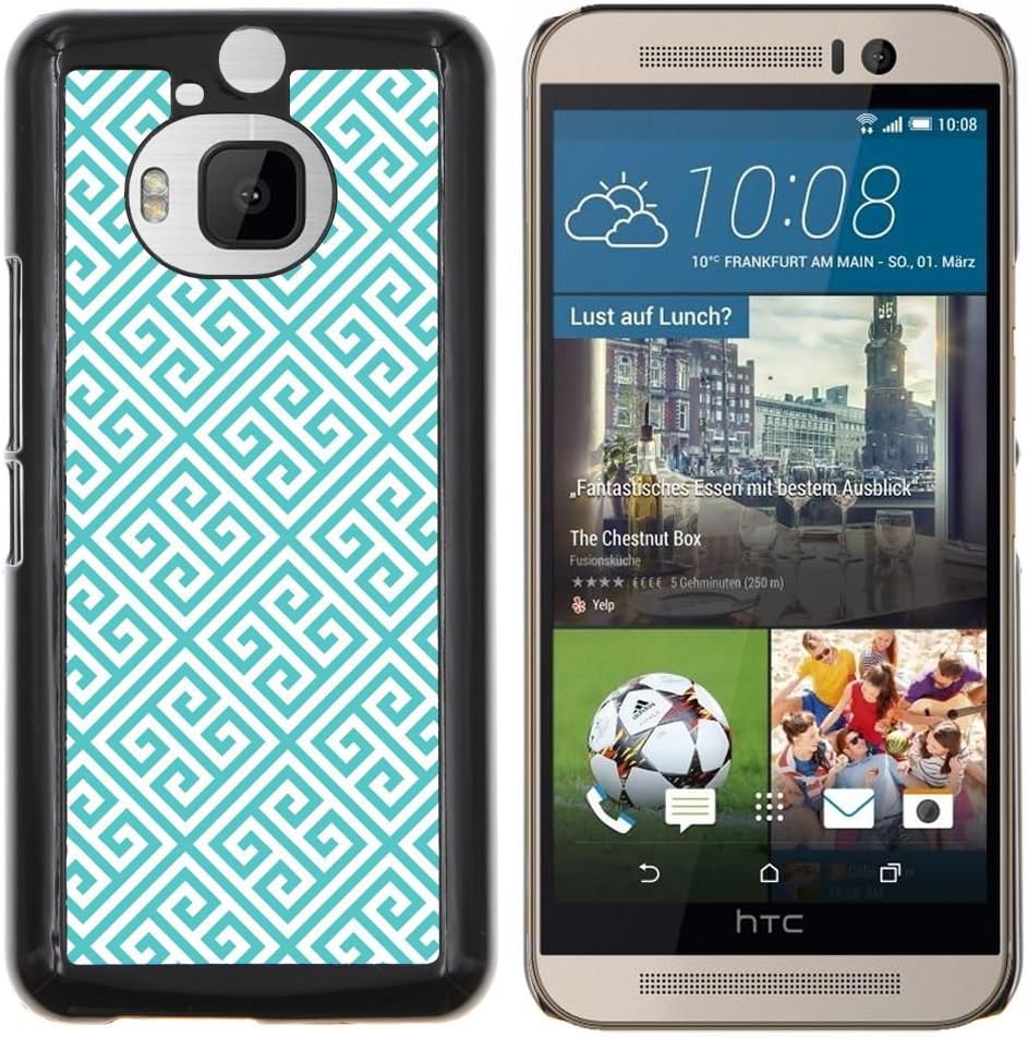 Shanghai Links Pattern Green Wallpaper Hard Snap On Cell Phone Case Cover Cao For Htc One M9 M9 Plus Amazon Co Uk Electronics
