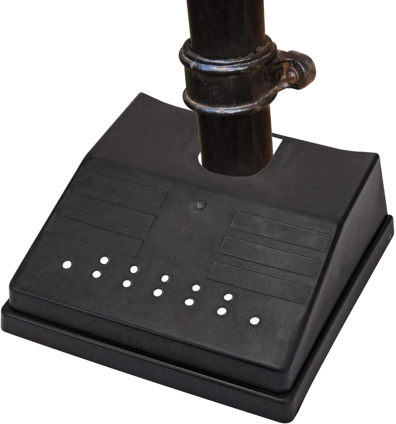 Parkland Outdoor Garden Drain Cover for Leaves Outside Black Plastic Gutter Grid Anti Leaf