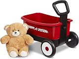 Radio Flyer Push & Pull Walker Wagon with Teddy Bear Red view 6