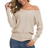 Top 5 Best Feiersi Womens Off Shoulder Sweater (Most Recommended Picks