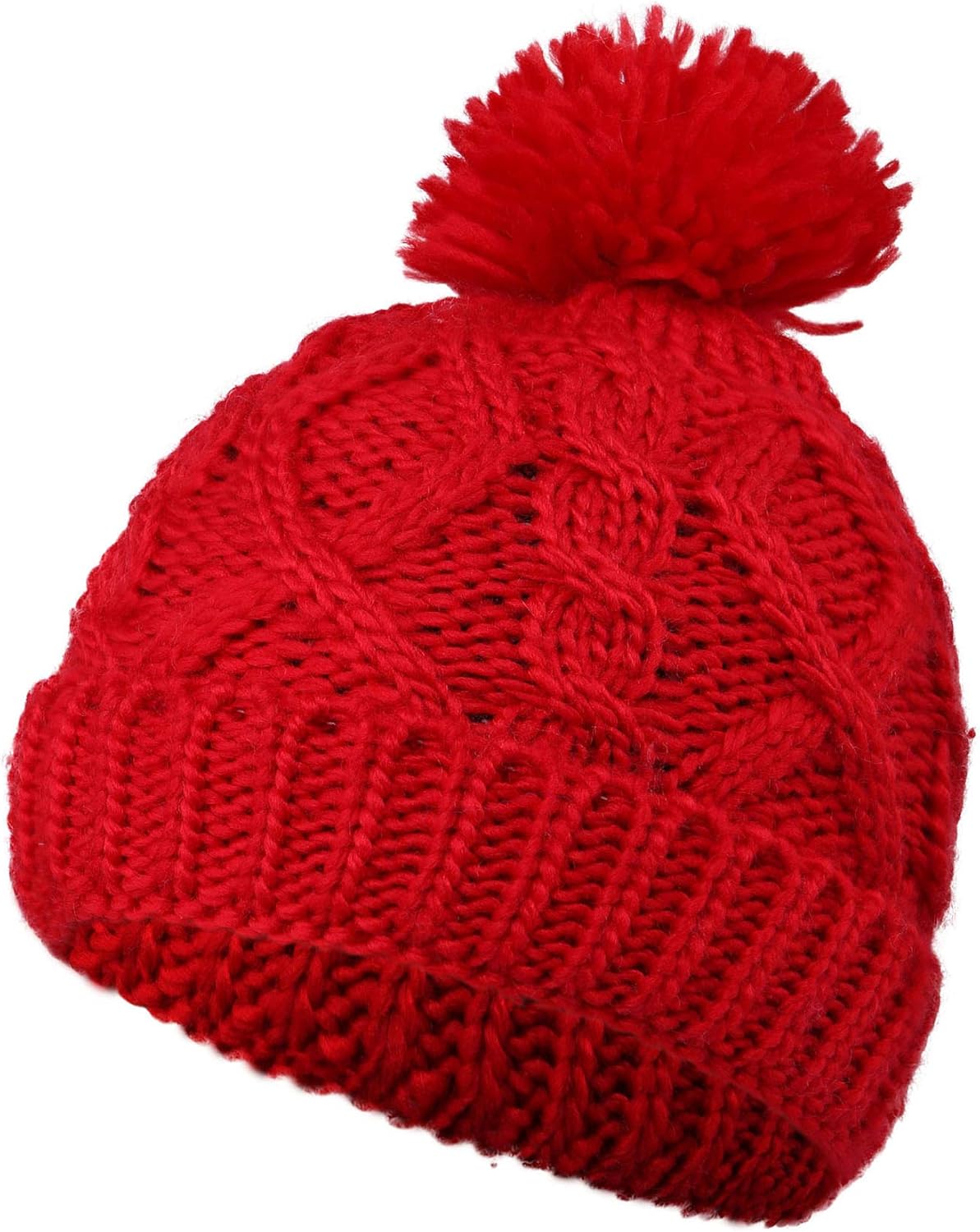 kids red winter hat