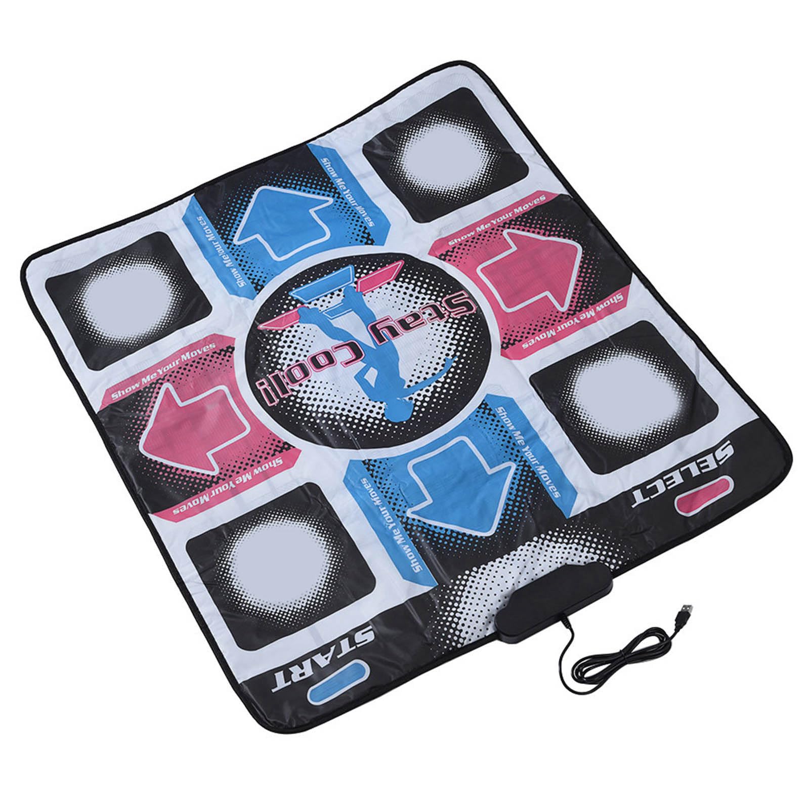 KIMISS NonSlip Dance Pad, and Wear-Resistant PC Dance Mat with High Sensitivity, USB Connection and Wide Compatibility, PVC Material Dancing Step Dancer Blanket for