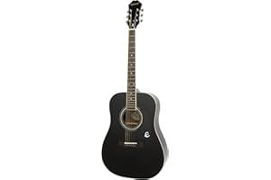 Epiphone DR-100 Acoustic Guitar, Ebony