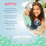 Kids Stuff Crazy Soap Magical Sparkling Bubble Bath 2 x 300ml Vegan Cruelty Free view 2