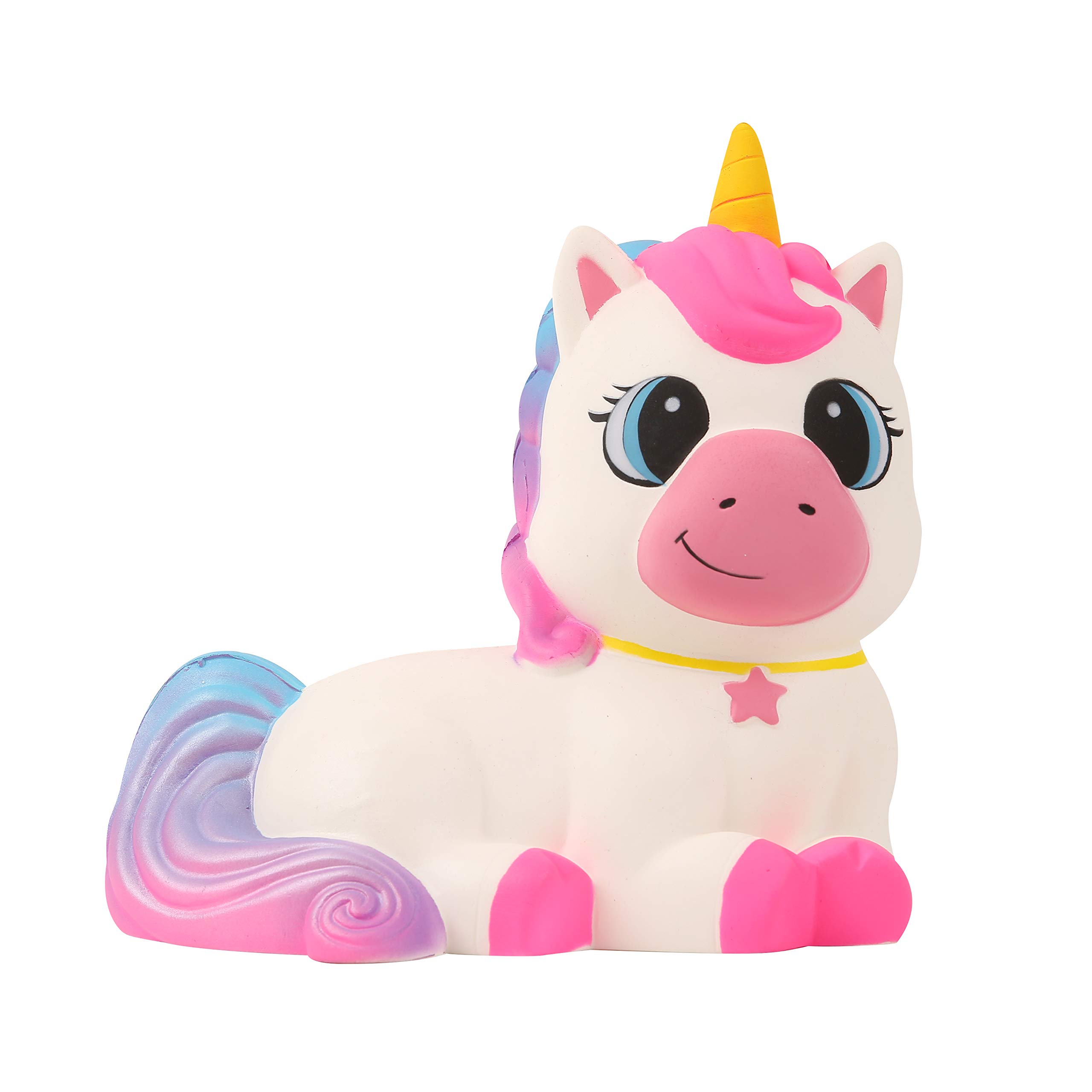 Anboor 9.1 Inches Squishies Giant Unicorn Horse Jumbo Kawaii Soft Slow Rising Scented Animal Squishies Stress Relief Kid Toys Decorative Props
