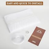 Yotache Side Opening Fly Screen for Doors 80x200 cm White view 8