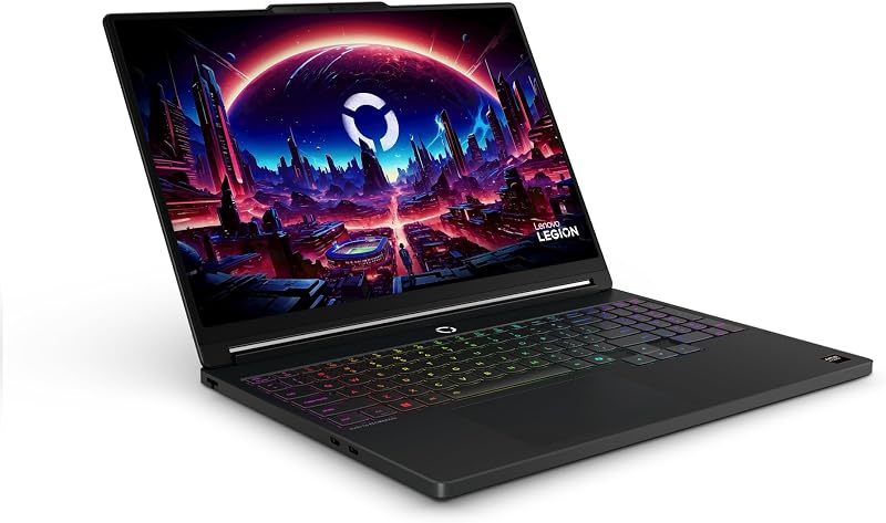 Legion 5 Gen 11 - Portátil Gaming IA 15.3" OLED (AMD Ryzen 7 250, NVIDIA GeForce RTX 5050, 165Hz, 16GB RAM, 512GB SSD, Wi-Fi7, Sin Sistema Operativo) QWERTY Retroiluminación RGB, Español-Negro