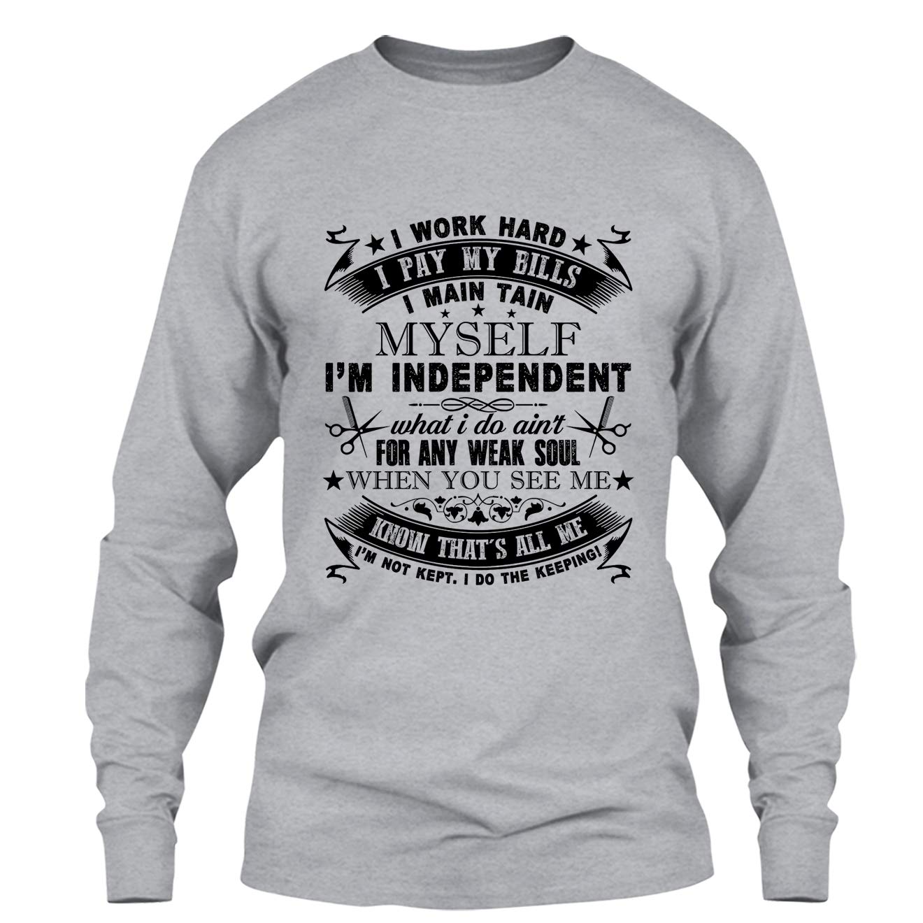 Amazon Com Elido Store Hair Stylist T Shirt I Work Hard Cool T