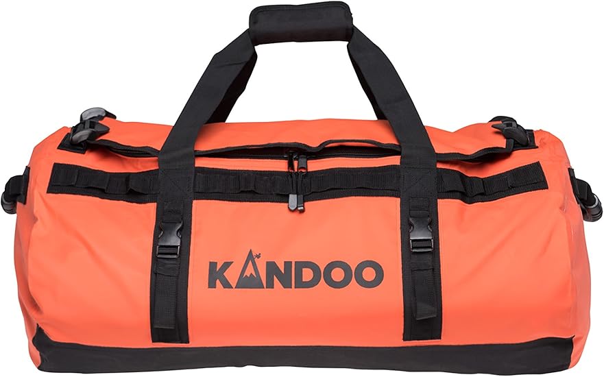 Kandoo Adventures 90L Waterproof Duffel Bag (Orange) Amazon.co.uk