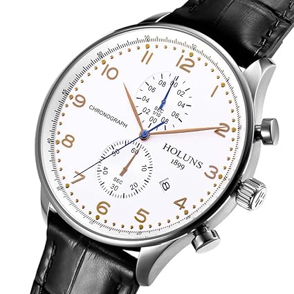 Gosasa 48mm Men Outdoor Chronograph Quartz Watch Mens Large Dial Wristwatches Sports Watches