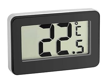 TFA Dostmann digitales Thermometer 30.2028.01, schwarz