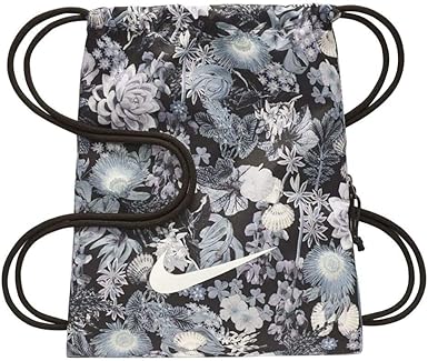 nike floral drawstring bag