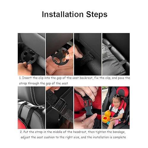 Auto Child Safety Seat Simple Car Portable Seat Belt, Foldable Car